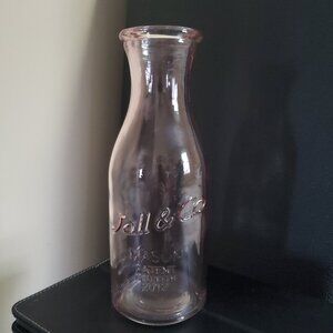 Jall and Co. Glass Milk Bottle